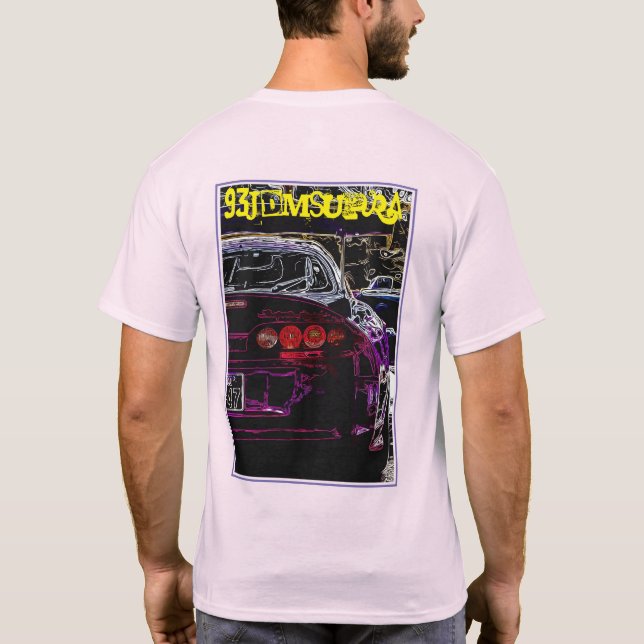 Camiseta Toyota Supra Tee "Quebrar Pescoços Não Corações" (Verso)