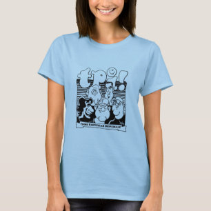 Camiseta TPI! T da boneca das senhoras