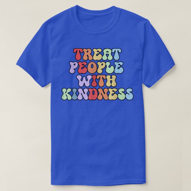 Camiseta TPWK Tratar Pessoas Com Bondade Arco-Íris (Frente do Design)