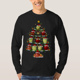 Camiseta Tr de Natal da Apple Fruta Lover Xmas Lighting App