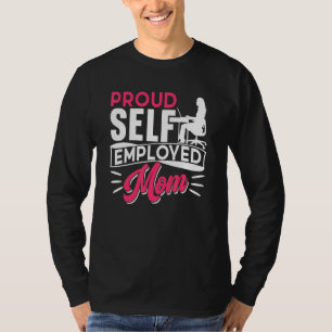 Camiseta Trabalhador Automático e Ordenado Mãe Trabalho Fre