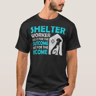 Camiseta Trabalhador De Abrigo Eu Faço Isso Pelo Resultado,