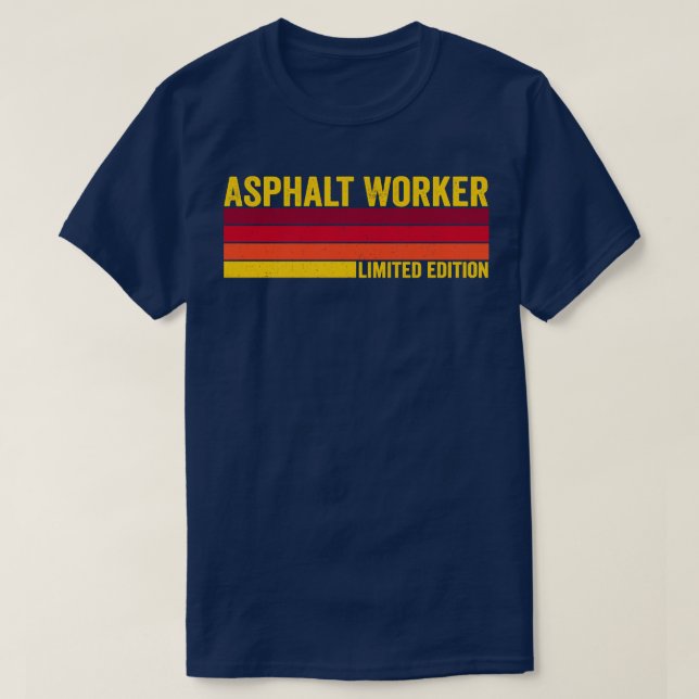 Camiseta Trabalhador de Asfalto (Frente do Design)