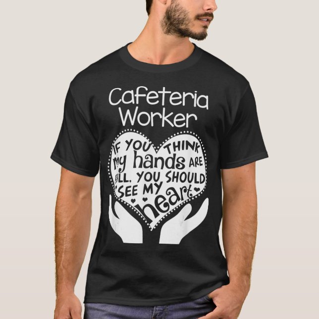 Camiseta Trabalhador De Cafeteria Colaboração Grupo De Equi (Frente)
