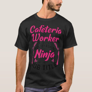 Camiseta Trabalhador de Cafeteria Multitarefa Ninja Alpaca