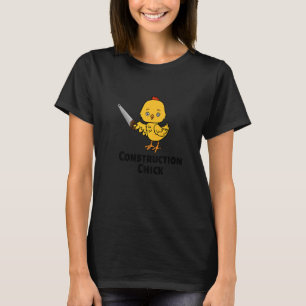 Camiseta Trabalhador de construção de Pintinhos