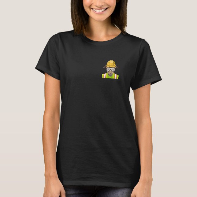 Camiseta Trabalhador de Construção Greyhound Pocket (Frente)