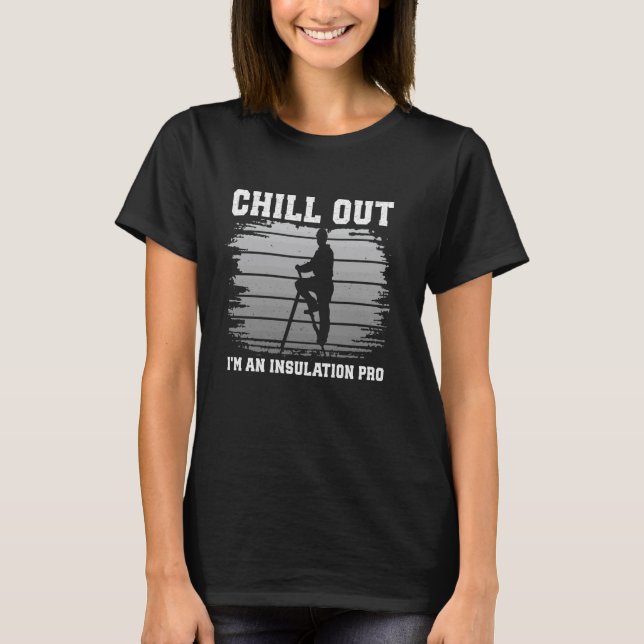 Camiseta Trabalhador de Construção - Isolamento de Enchimen (Frente)