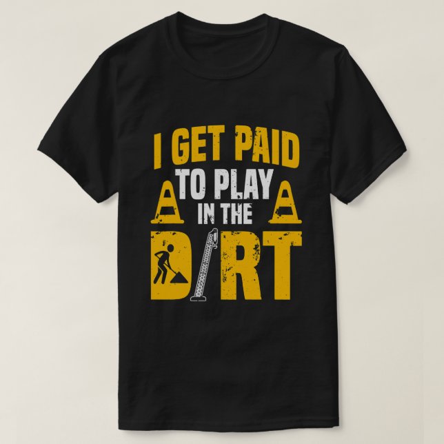 Camiseta Trabalhador de Construção Oferece Funny Laborer Co (Frente do Design)