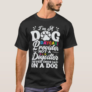 Camiseta Trabalhador De Cuidados De Porte De Cão Brincar Eq