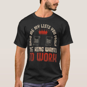 Camiseta Trabalhador de depósito de Operador de Empilhador 