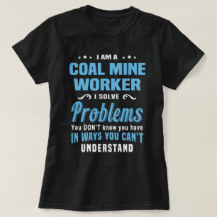 Camiseta Trabalhador de Minas de Carvão