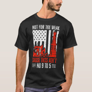 Camiseta Trabalhador De Oilfield Não Destinado Ao Sinalizad