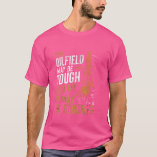 Camiseta Trabalhador de Petróleo Torre de Perfuração Poço P