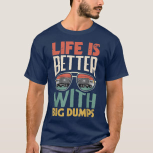 Camiseta Trabalhador de Saneamento de Caminhão de Lixo