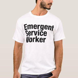 Camiseta Trabalhador de Serviço Emergente
