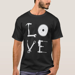 Camiseta Trabalhador Eletricista Gráfico Retro Artesão Masc
