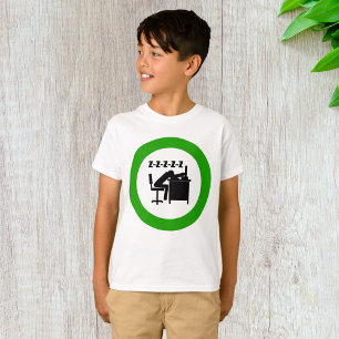Camiseta Trabalhador Engraçado Dormindo na Mesa