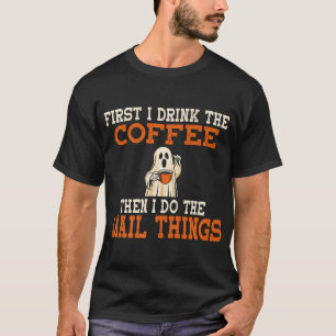 Camiseta Trabalhador Funny Postal Halloween Cafman