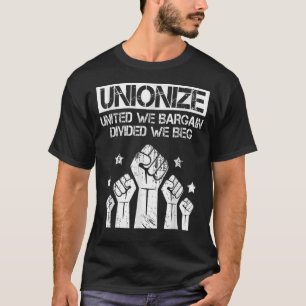 Camiseta Trabalhador no Dia do Trabalhador Unionize United 