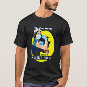 Camiseta Trabalhador Orgulhoso Curdo da Linha de Frente Ros