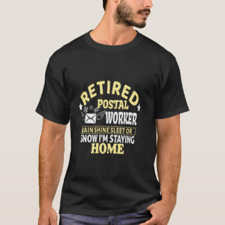 Camiseta Trabalhador Postal Aposentado