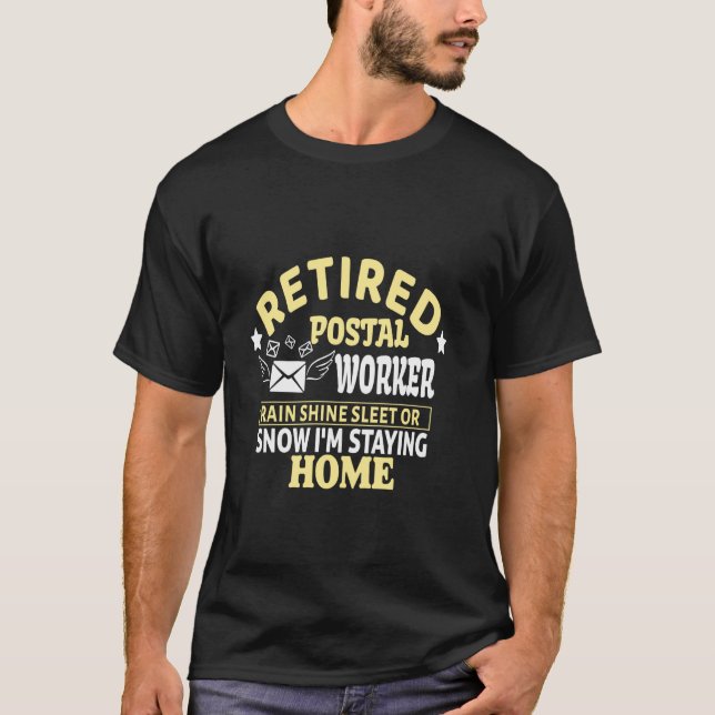 Camiseta Trabalhador Postal Aposentado (Frente)