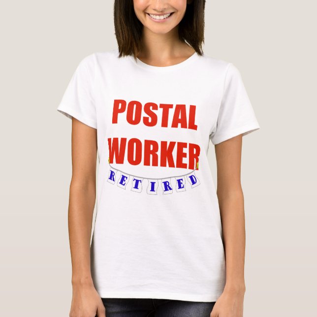 CAMISETA TRABALHADOR POSTAL APOSENTADO (Frente)