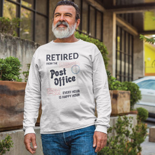 Camiseta Trabalhador Postal Aposentado Aposentadoria Cartei