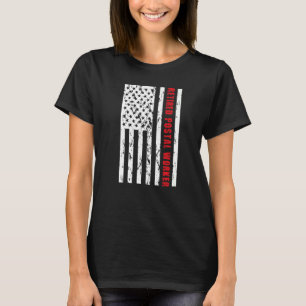 Camiseta Trabalhador Postal Aposentado Bandeira Dos EUA Car