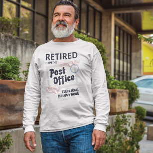 Camiseta Trabalhador Postal Aposentado, Mailman Funny