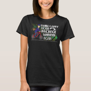 Camiseta Trabalhador Postal Carteiro Eu Levo Seu Pacote Sem
