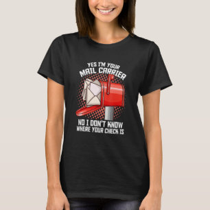 Camiseta Trabalhador Postal Para Carteiro Sim Eu Sou Seu