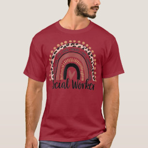 Camiseta Trabalhador Social Adora Rainbow T-Shirt