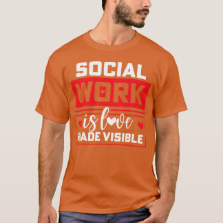 Camiseta Trabalhador Social Ama Menino