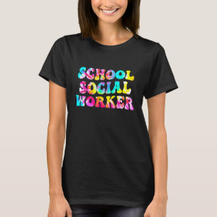 Camiseta Trabalhador Social da Escola Groovy Apreciação Tie