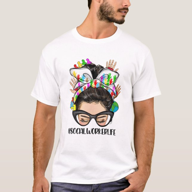 Camiseta Trabalhador Social de Saúde Trabalhador de Saúde M (Frente)