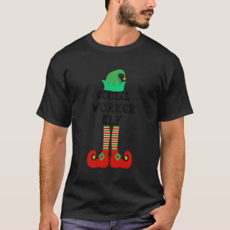 Camiseta Trabalhador Social Elf Família Correspondente Pres