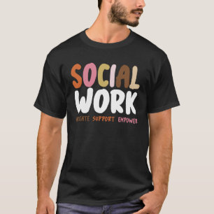 Camiseta Trabalhador Social Escola de Trabalho Social Traba
