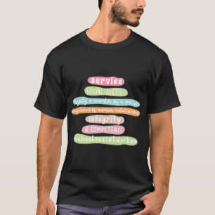 Camiseta Trabalhador Social Escolar Fala Trabalhadores Soci