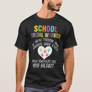 Camiseta Trabalhador Social Escolar Vida de Trabalho Social