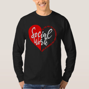 Camiseta Trabalhador Social LCSW A Ciência Da Esperança Soc