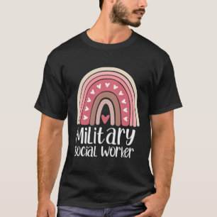 Camiseta Trabalhador Social Militar - Veteranos do Arco-Íri