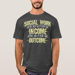 Camiseta Trabalhador Social Para O Trabalho Social Final