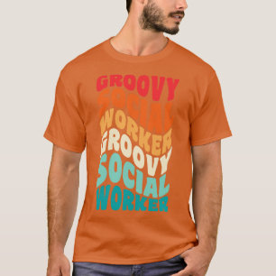 Camiseta Trabalhador social Vintage Retro 60s 70s 80s Vibes