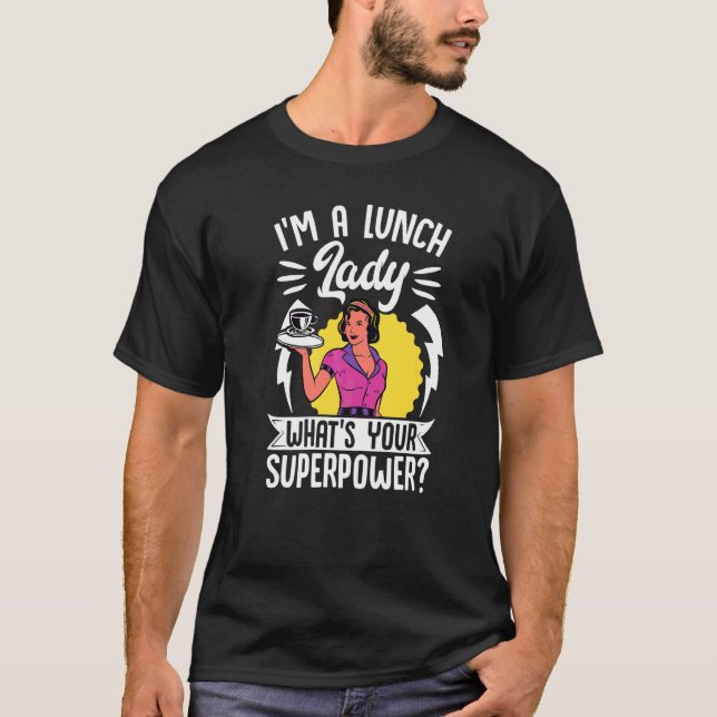 Camiseta Trabalhadora da Cafeteria Escolar Senhora do Almoç (Frente)