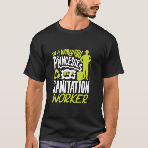 Camiseta Trabalhadora de Saneamento Coletora de Lixo Femini