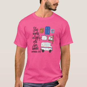 Camiseta Trabalhadora Postal Lady Proverb 3113 Ela Trabalha