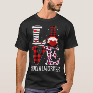 Camiseta Trabalhadora Social Ama Mulheres Leopardo Valoriza