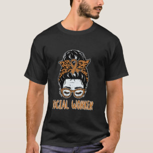 Camiseta Trabalhadora Social Cabelo Desarrumado Caso Social